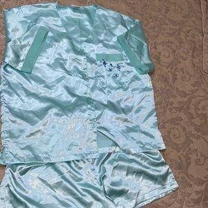 Premier Intimates Satin Shorty Pajama Set L/G (14/16)